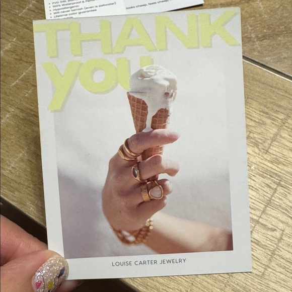 Louise Carter Gold Tennis Bracelet 100% waterproof Jewelry - Picture 7 of 7